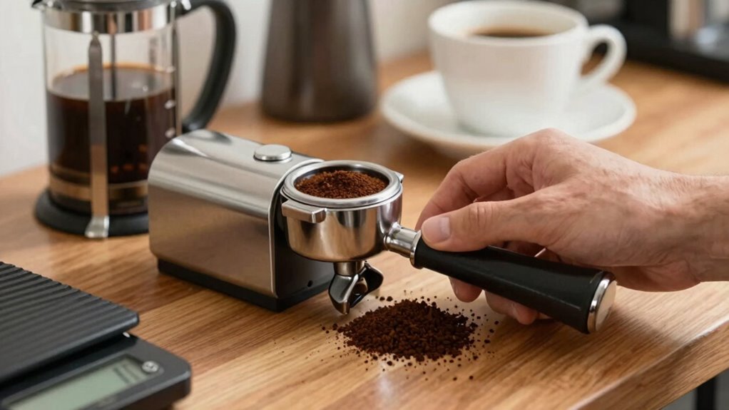 adjust grind and brew time