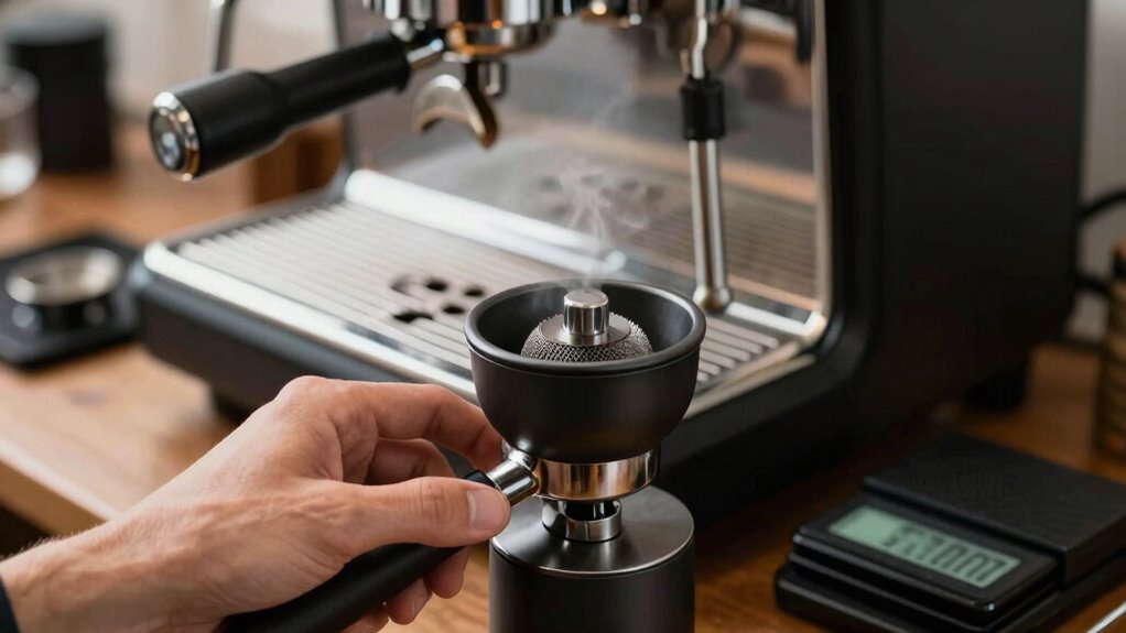 adjust grind and dose accordingly