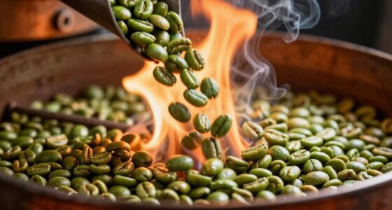 beans undergo heat transformation