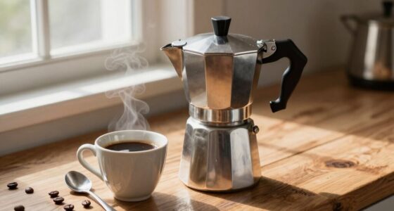 brewing rich stovetop espresso