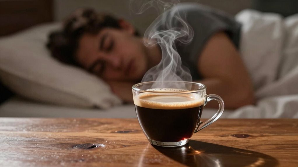 caffeine disrupts sleep recovery