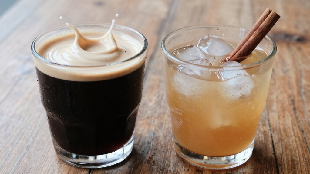 choose cold brew or iced coffee
