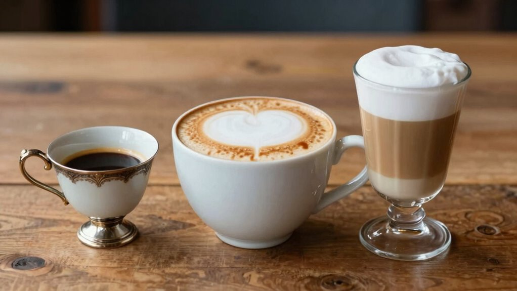 coffee cup size and material