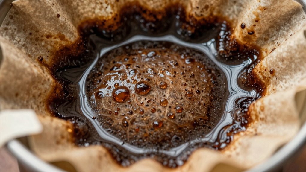 coffee oils accumulate quickly