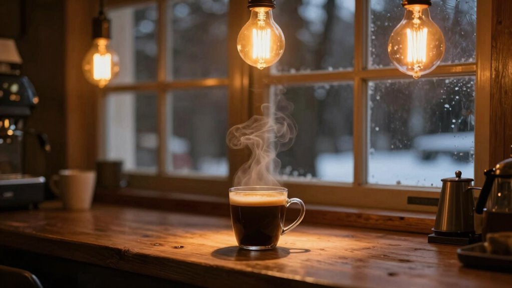 cozy layered lighting setup
