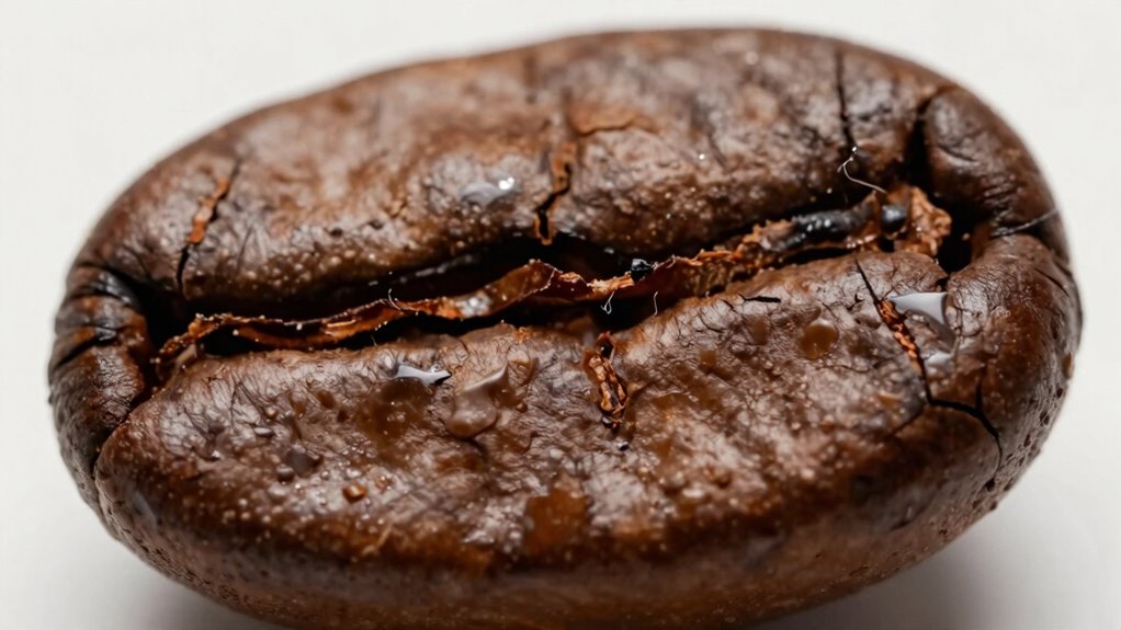 cracks influence coffee flavor