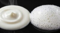 creamy airy milk textures