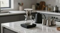 easy to clean coffee setup