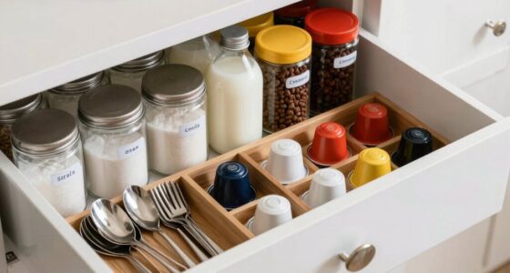 efficient coffee station storage
