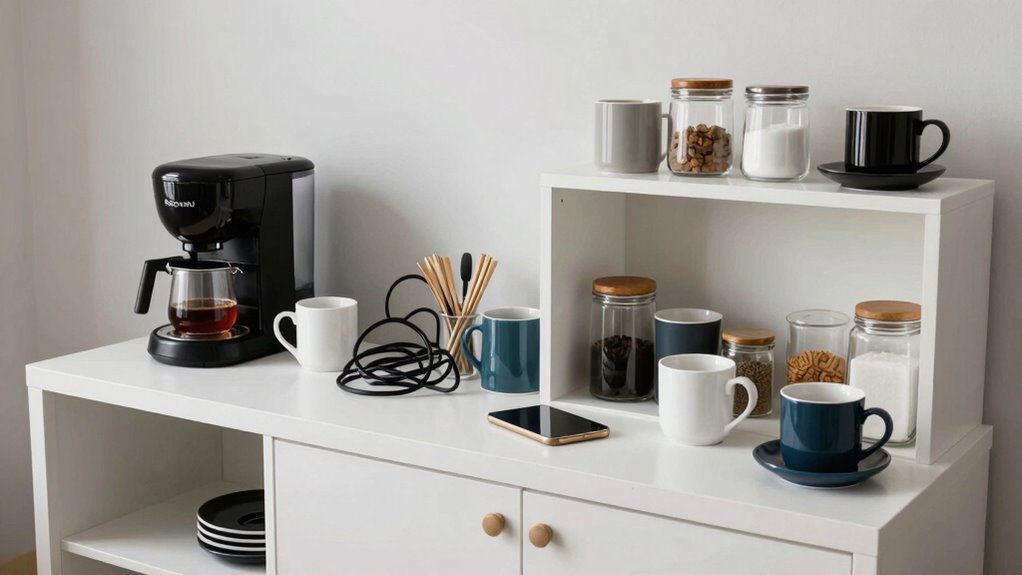 efficient organized morning setup