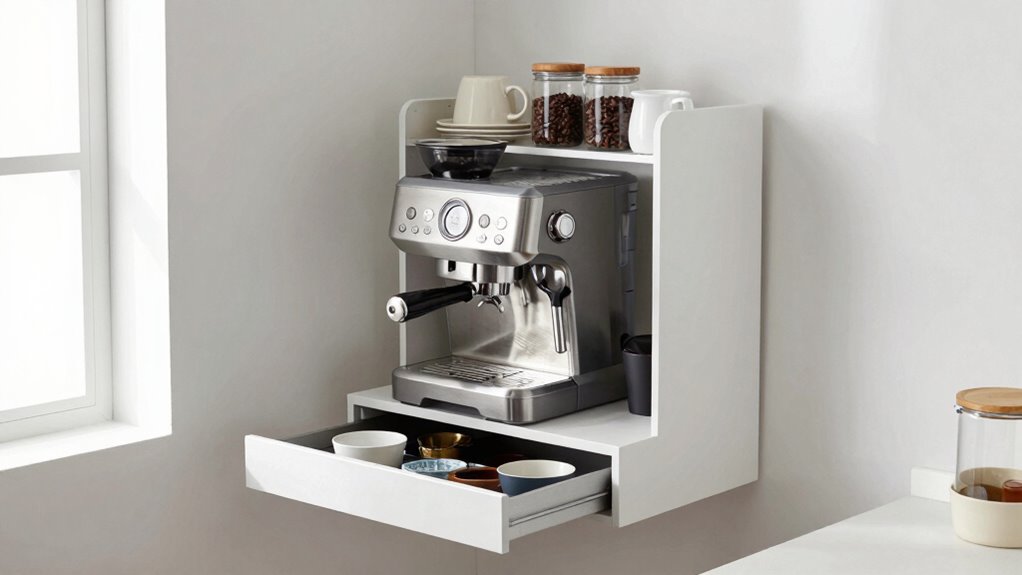 efficient small kitchen storage