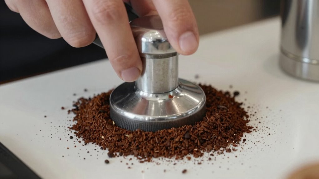 evenly distribute coffee grounds