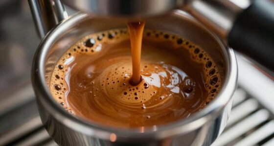 extracting rich coffee flavor