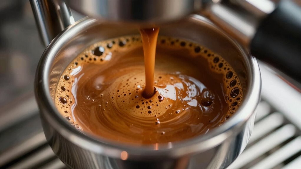 extracting rich coffee flavor