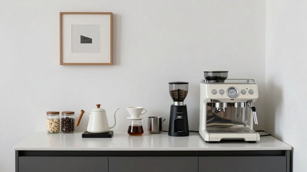 functional organized coffee space