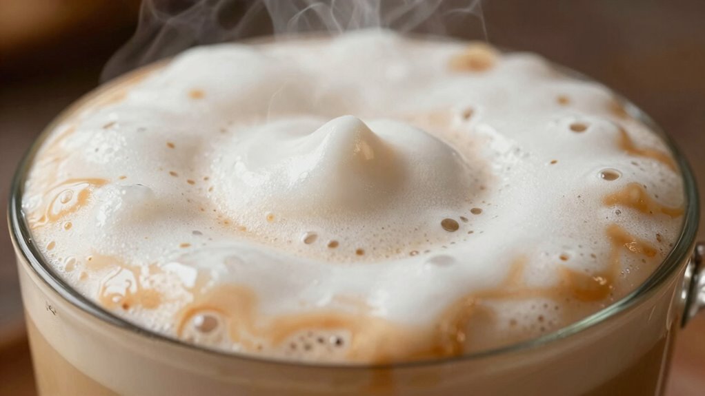 gentle heating froth precisely