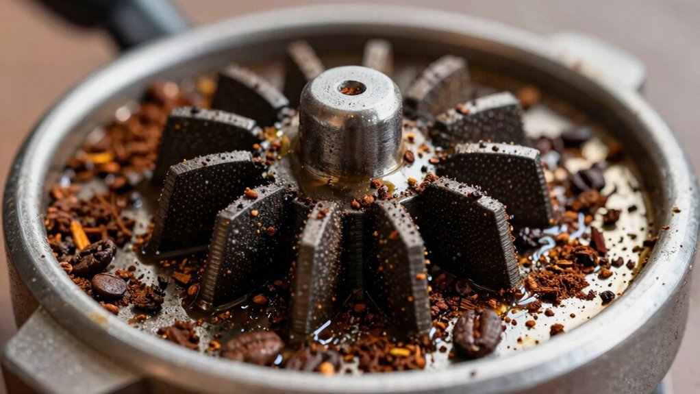 grinder residue affects flavor