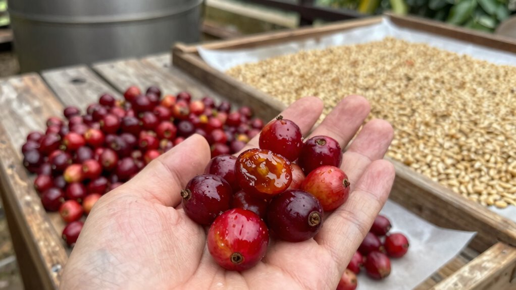 honey process coffee production