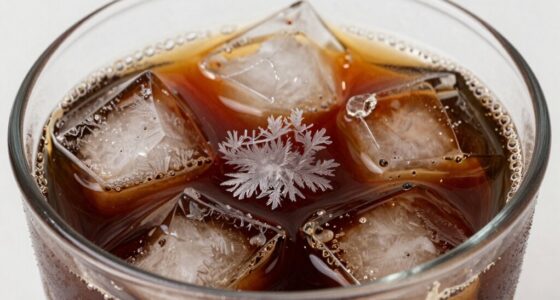 ice texture influences coffee perception
