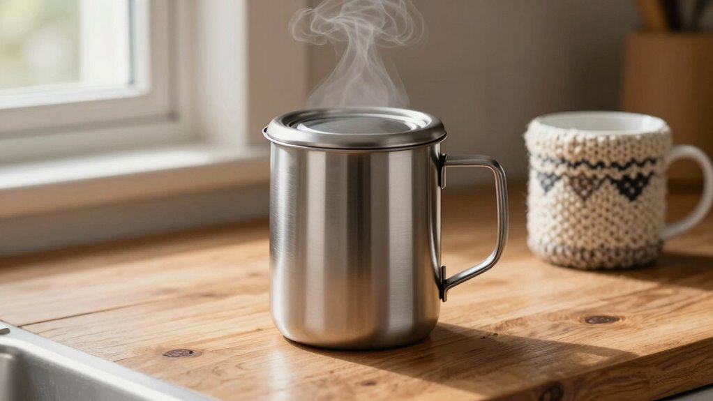 insulated mug temperature retention