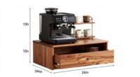 key coffee station measurements