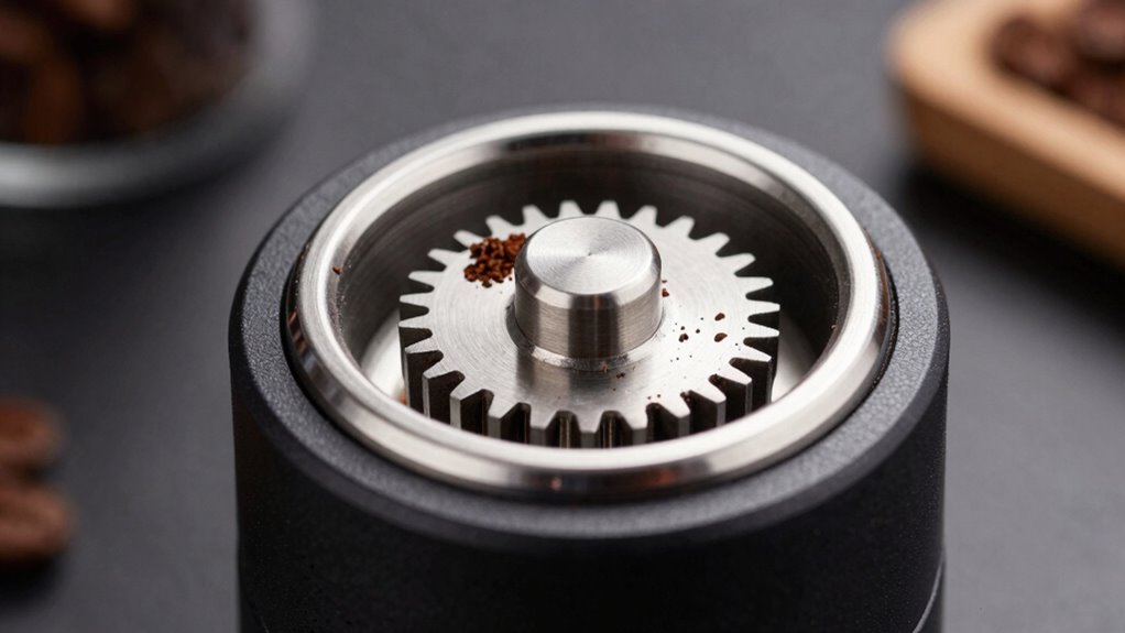 low retention coffee grinder