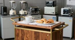 maintain organized coffee cart