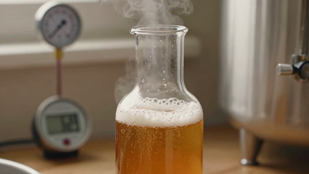 maintain temperature for consistency