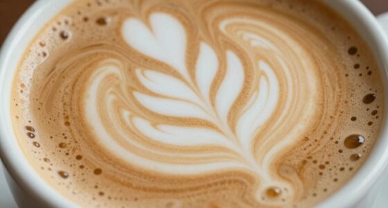 milk alters coffee texture