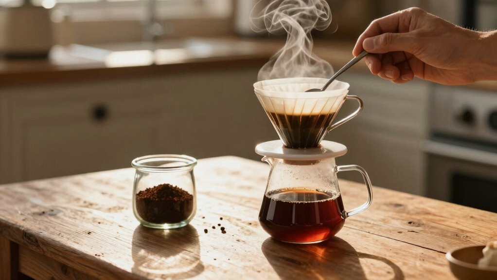 mindful coffee measurement ensures freshness