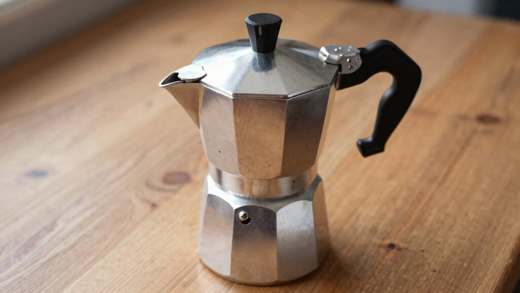 moka pot parts and functions