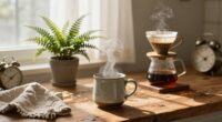 morning serenity with coffee