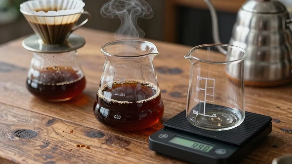 optimal coffee brewing ratios