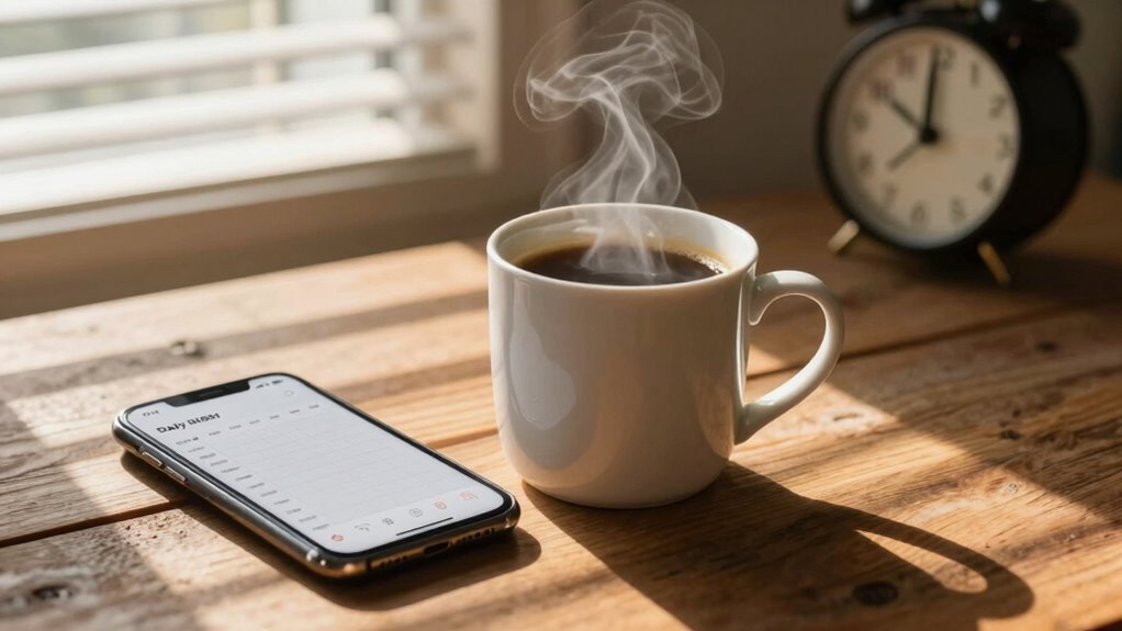 optimize coffee routine timing