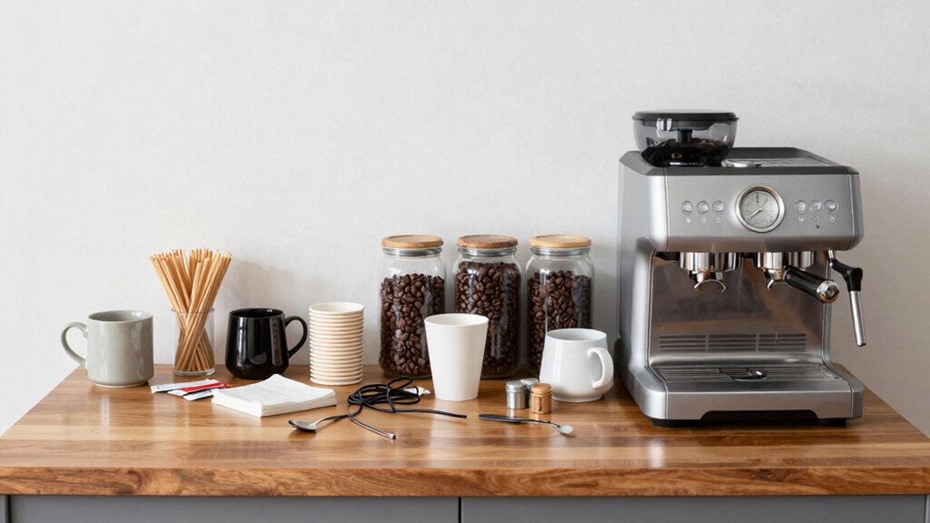 organized inviting coffee space