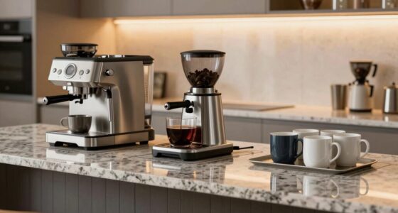 organized kitchen brewing spaces