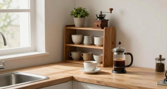 organized minimal cozy ambiance