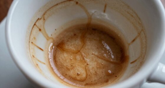 persistent coffee stain marks