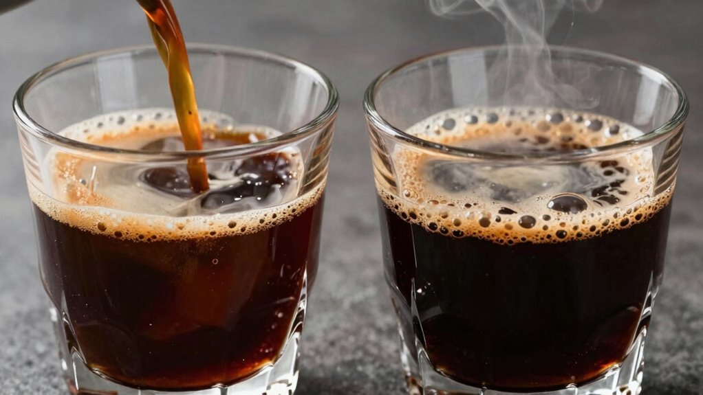 pouring technique influences flavor