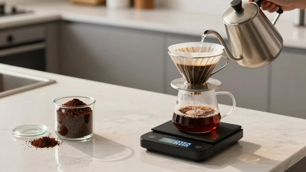 precise coffee measurement and extraction