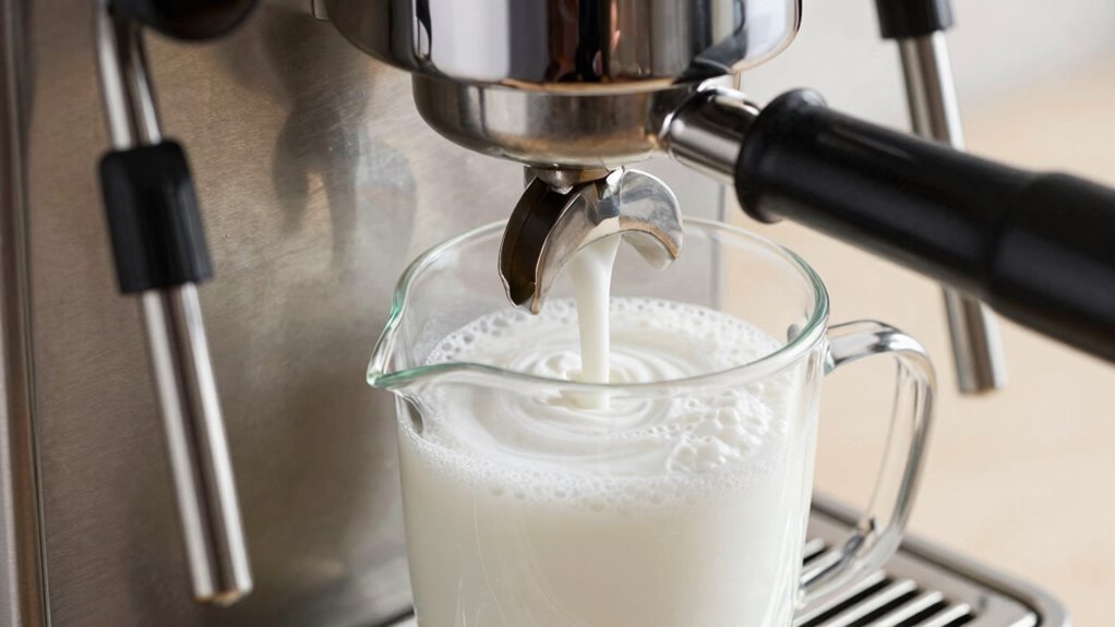 precise milk frothing control