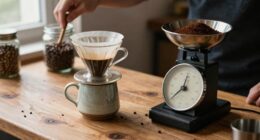 prepare coffee before brewing