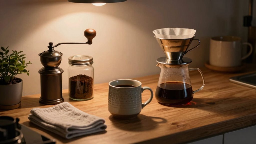 prepare coffee the night before