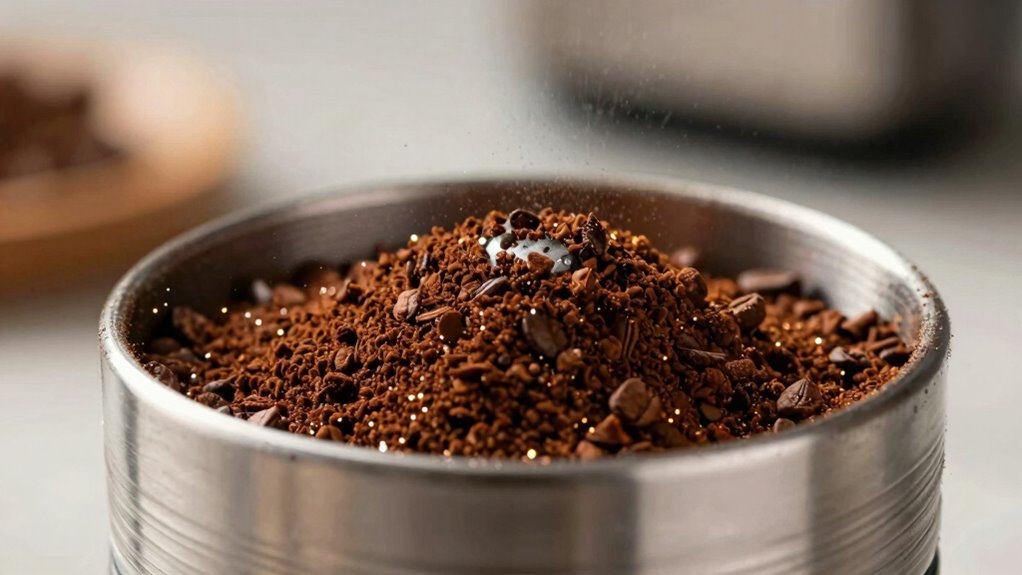 reduce static during grinding