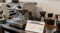 scheduled coffee equipment upkeep