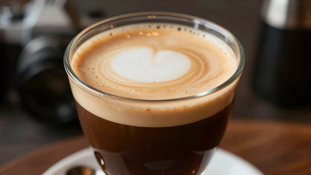 small balanced espresso drink