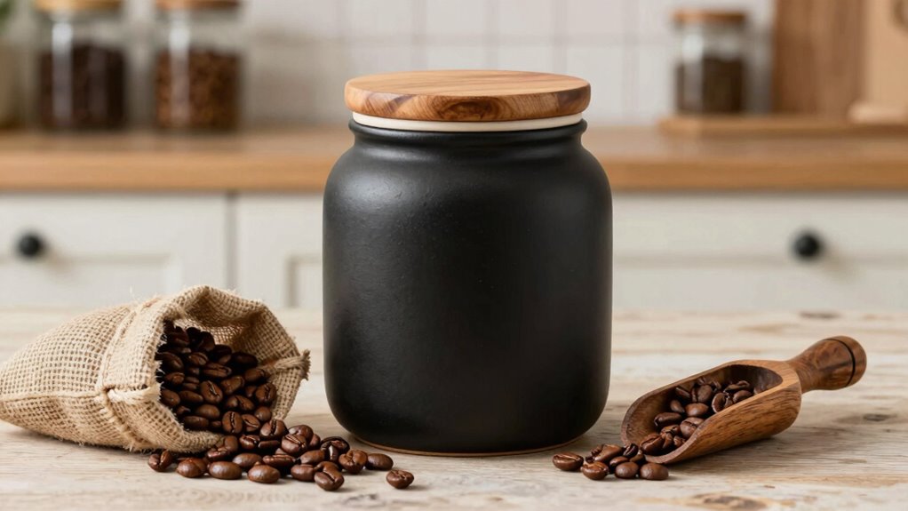 store beans in airtight containers