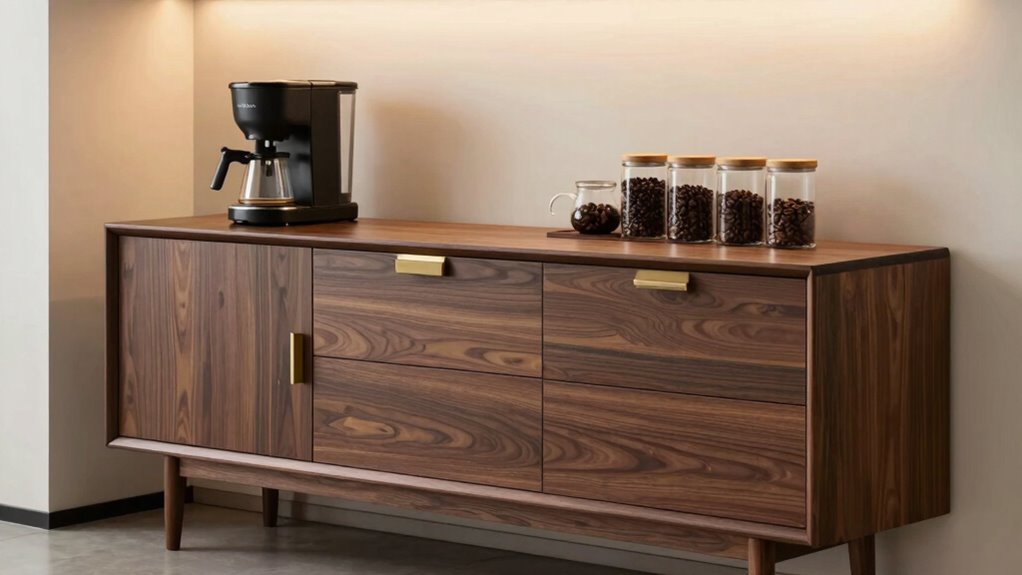 stylish functional coffee organization