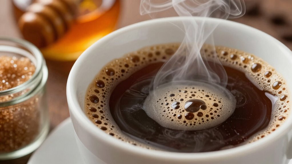 sweeteners influence coffee aroma