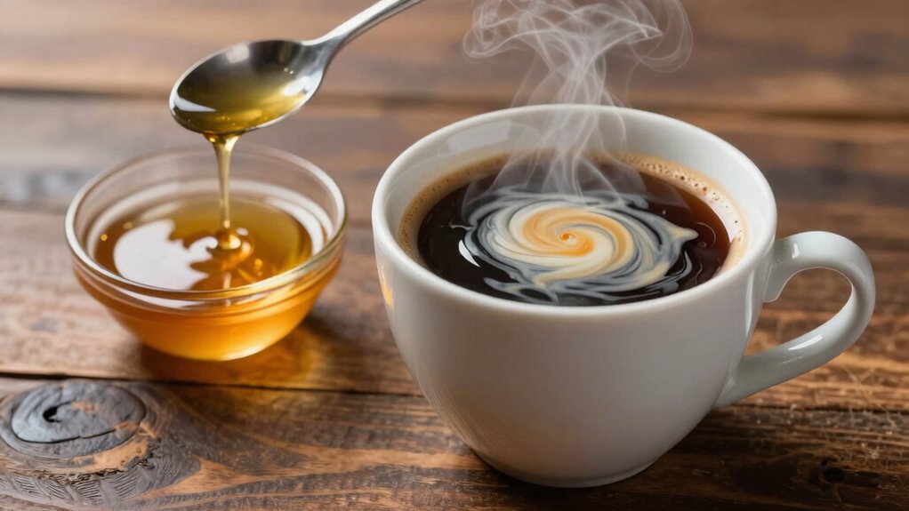 temperature coffee sweetener impact